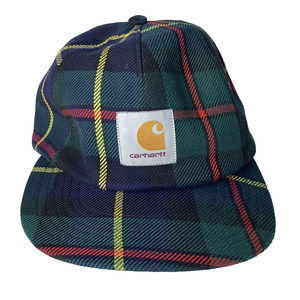 Carhartt WIP Work in Progress Blue In Raynor Baseball Cap Check/Cedar